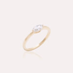 Classic Diamond Ring with Marquise single stone