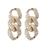 Chain Diamond Earrings
