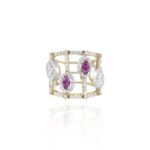 Daily dazzle Diamond Ring with Colored Stones