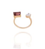 Daily Dazzle Diamond Ring with Precious Colors