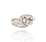 Classic Diamond Ring with Pear Diamond