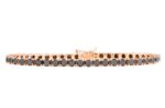 Tennis Bracelet with Black Diamonds