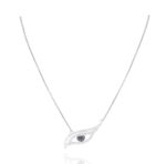Evil Eye Diamond Necklace with Fancy Black Diamond