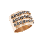 Classic Fancy Black Diamond Ring