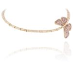 Butterfly Diamond Choker with Fancy Diamond
