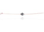 Hand of Fatima Bracelet with Black Diamond