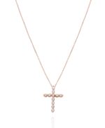 Religious Cross Diamond Necklace