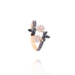 Daily Dazzle Diamond Ring with Fancy Black Diamond