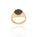 Classic Fancy Black Diamond Ring