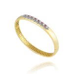 Daily Dazzle Diamond Bracelet with Ruby