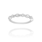 Classic Diamond Ring with Marquise Diamond