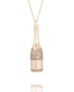 Champaign Bottle Diamond Necklace