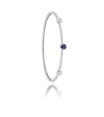 Classic Diamond Bracelet with Sapphire