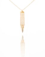 Bullet Diamond Necklace
