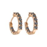 Classic  fancy Black  Diamond Earrings