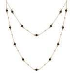 Daily Dazzle Gold Necklace with Colored Stones