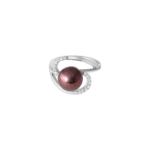 Daily Dazzle Diamond Ring with Pearl