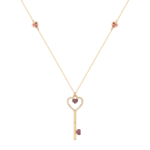 Daily Dazzle Diamond Love Key Necklace