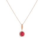 Daily Dazzle Diamond Necklace with Colored Stones