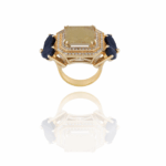 Daily Dazzle Diamond Ring with Precious Colors