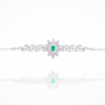 Classic Diamond Bracelet with Emerald
