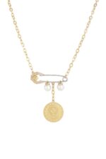 Oummi Diamond Necklace with Pearls