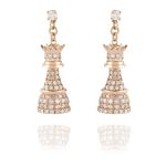 Chess Diamond Earrings