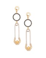 Oummi Diamond Earrings with Fancy Black Diamond