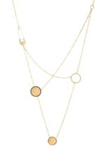 Oummi Diamond Necklace with Fancy Diamond