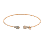 Light Diamond Bracelet with Blue Diamond