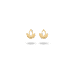 Lotus Gold Earrings