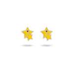 Kids Stars Earrings with Enamel