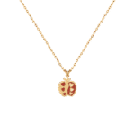Kids exotic Apple Necklace with Enamel