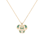 Kids Rabbit Necklace with Enamel