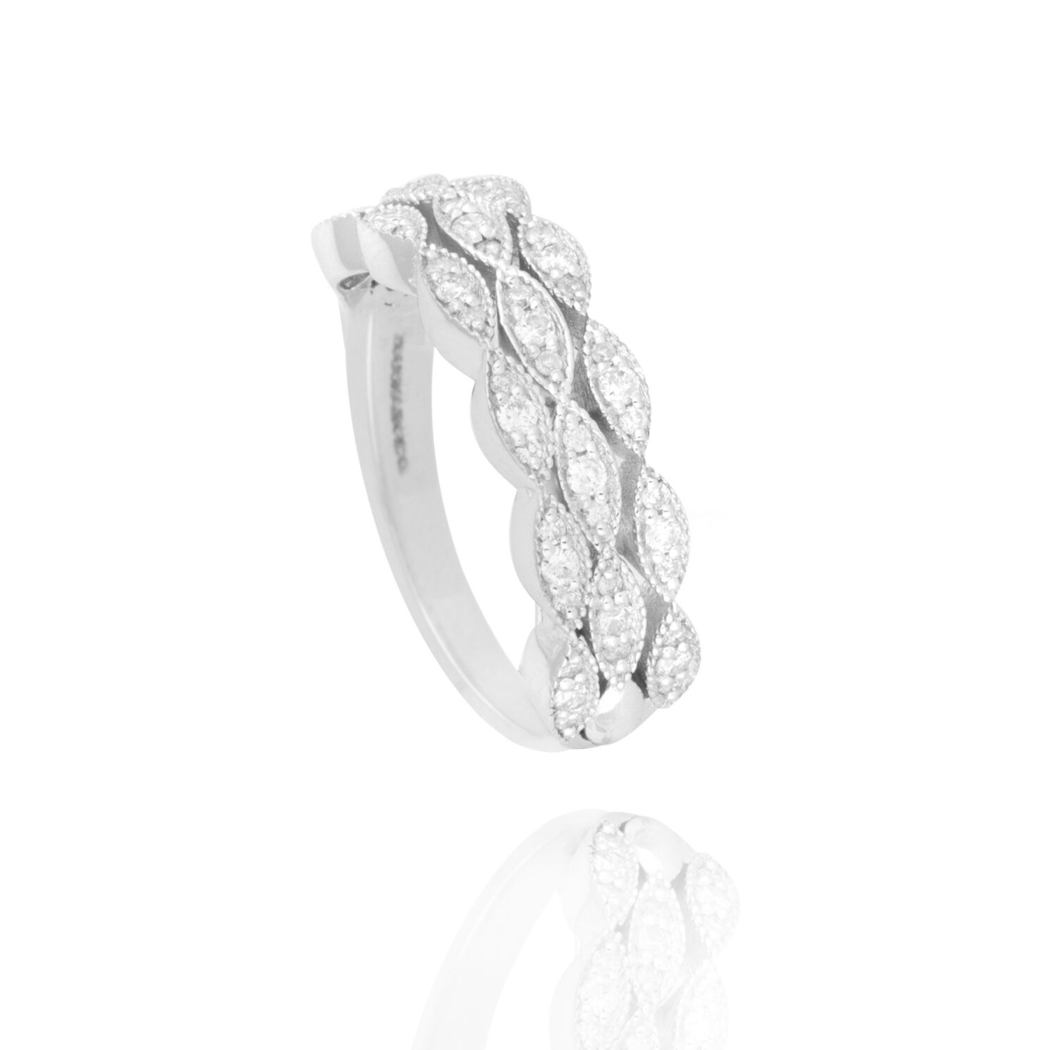 New Project (12) Wedding Band Diamond Ring - Image 1