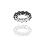 Wedding Band Fancy With Black Diamond