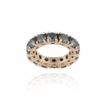 Wedding Band Fancy Black Diamond