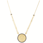 Oummi Diamond Necklace with Black Diamond