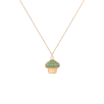 Candy Summer Cupcake Diamond Necklace