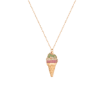 Candy Ice-cream Diamond Necklace