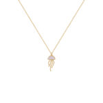 Daily Dazzle Sumemr Jellyfish Gold Necklace