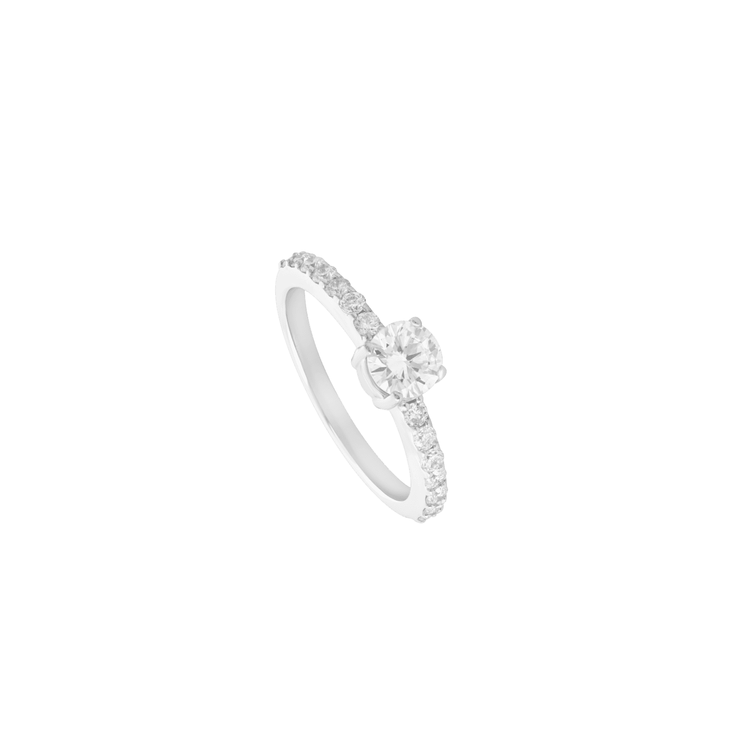 New Project (8) Solitaire Diamond Engagement Ring - Image 1