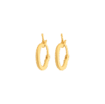 Daily Dazzle Summer Hoop Gold Earrings