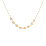Daily Dazzle Summer Flowers Gold Necklace