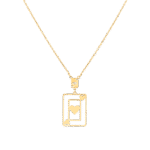 Cards Gold Necklace