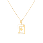 Cards Gold Necklace