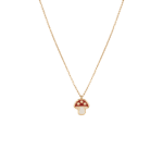 Kids Mushroom Necklace with Enamel