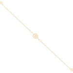 Lips Gold Bracelet