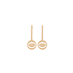 Lips Gold Earrings