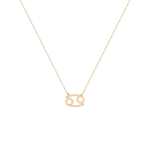 Zodiac Cancer Gold Necklace
